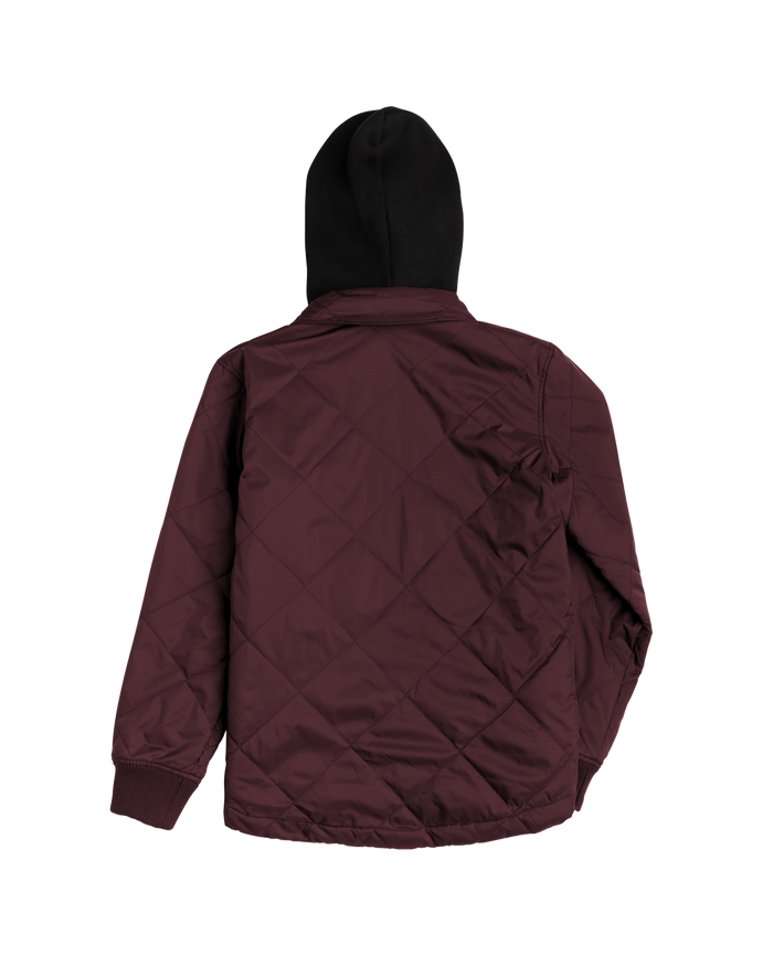 loser machine cannon ii jacket burgundy