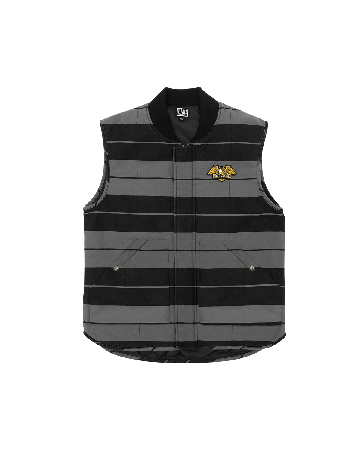 loser machine condor ii vest charcoal black