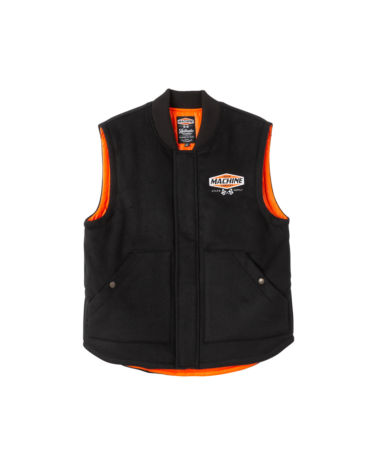 loser machine condor wool vest black