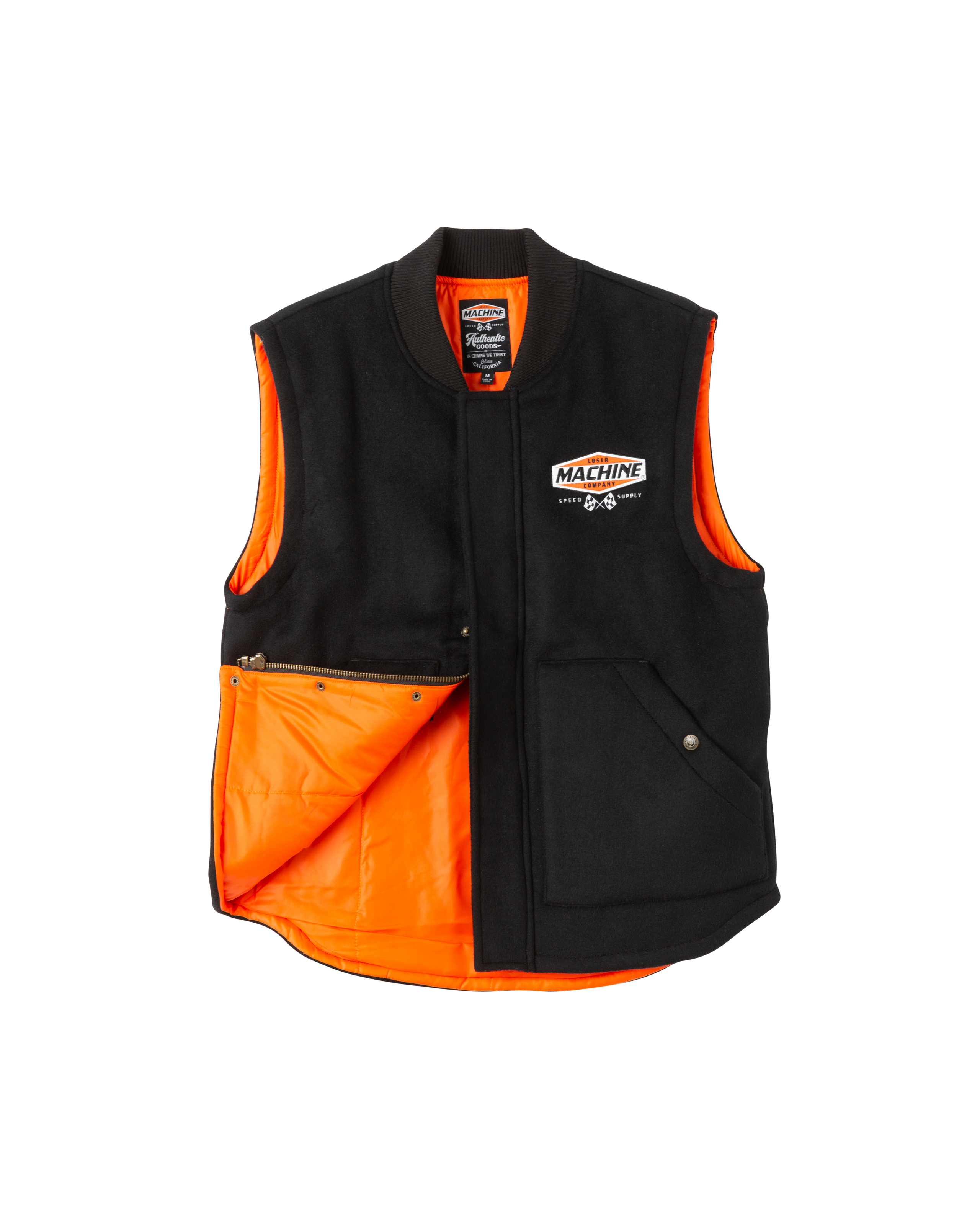 loser machine condor wool vest black