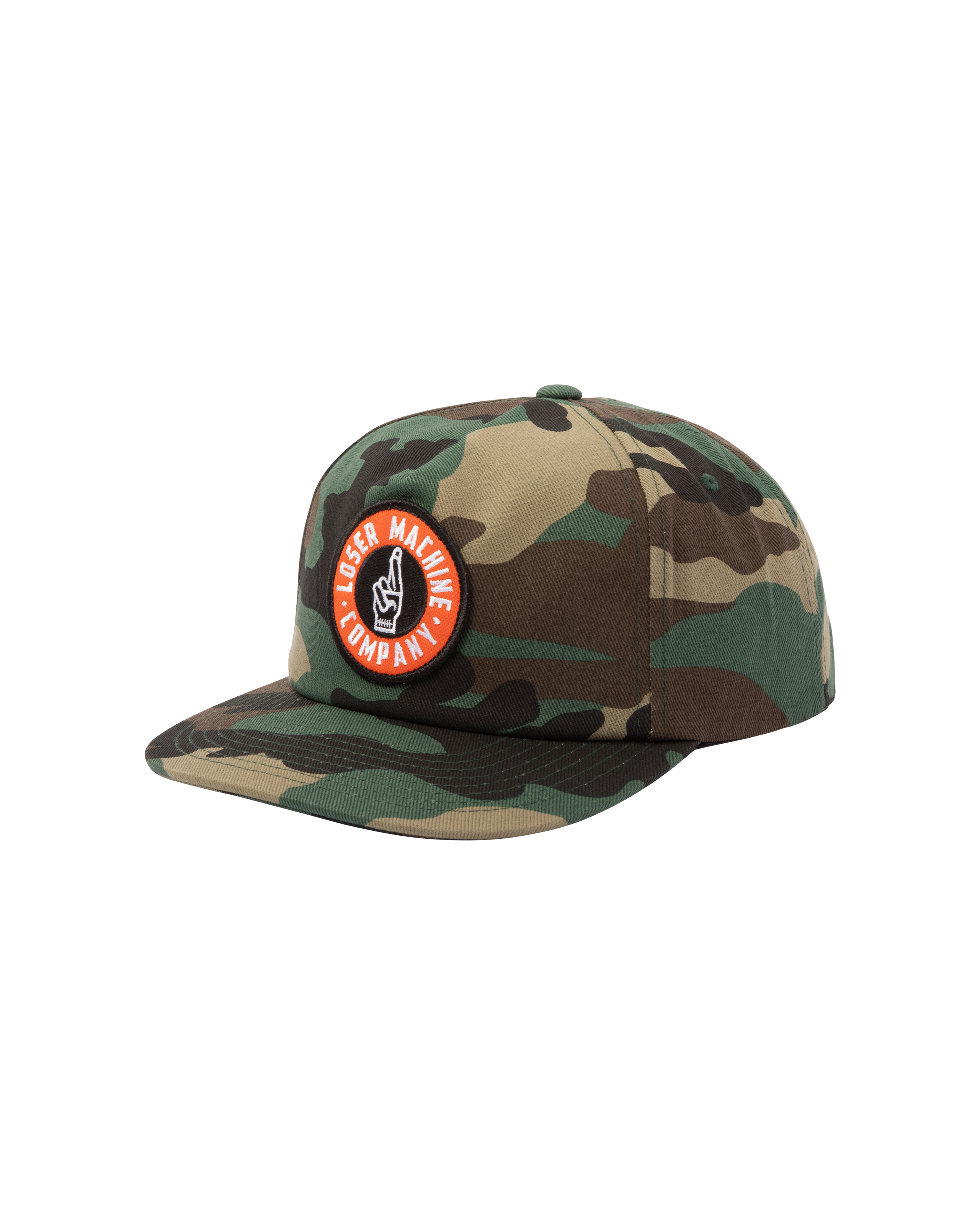 loser machine good luck snapback camo