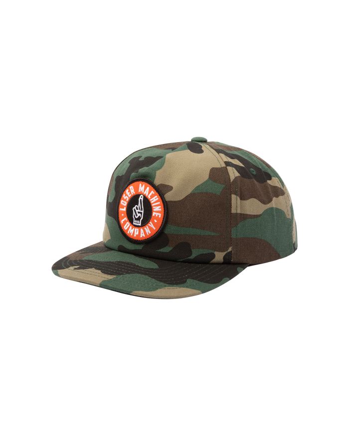 loser machine good luck snapback camo