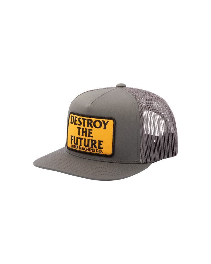 loser machine destroy trucker hat black