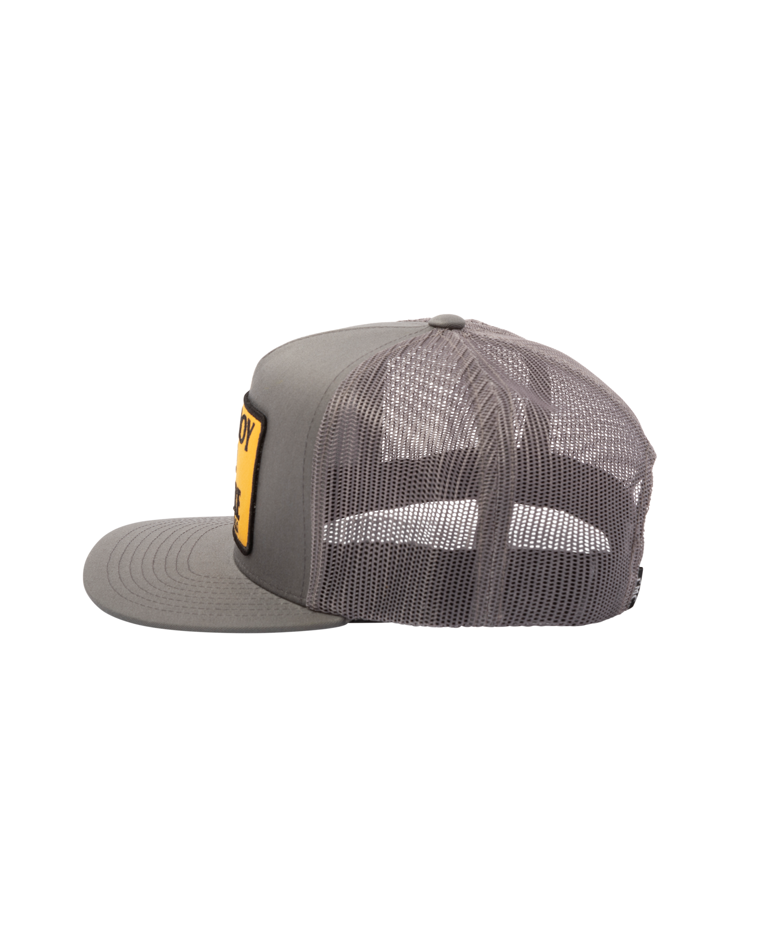 loser machine destroy trucker hat charcoal