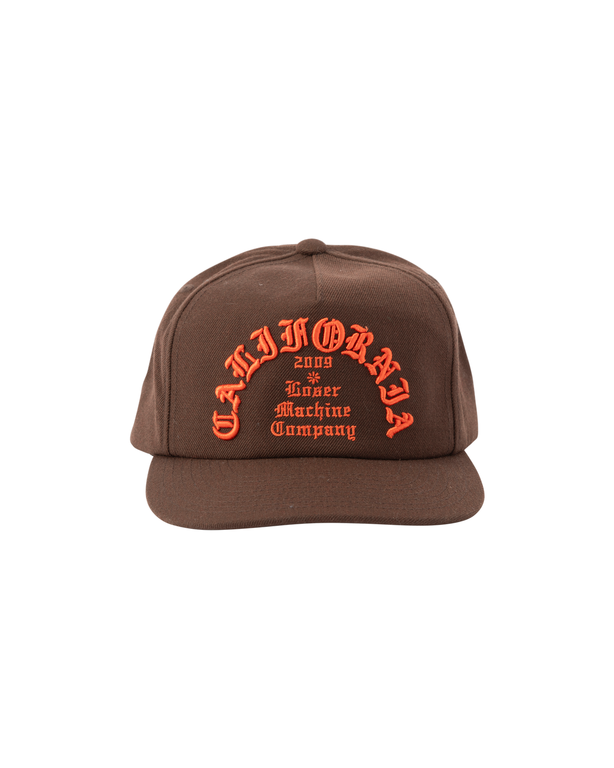 loser machine fanatic snapback hat brown