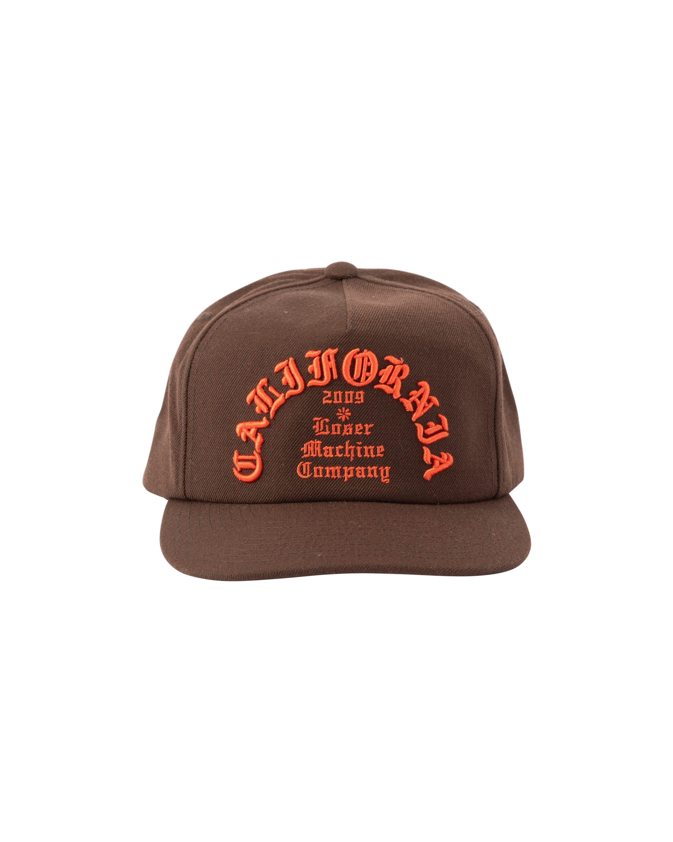 loser machine fanatic snapback hat brown