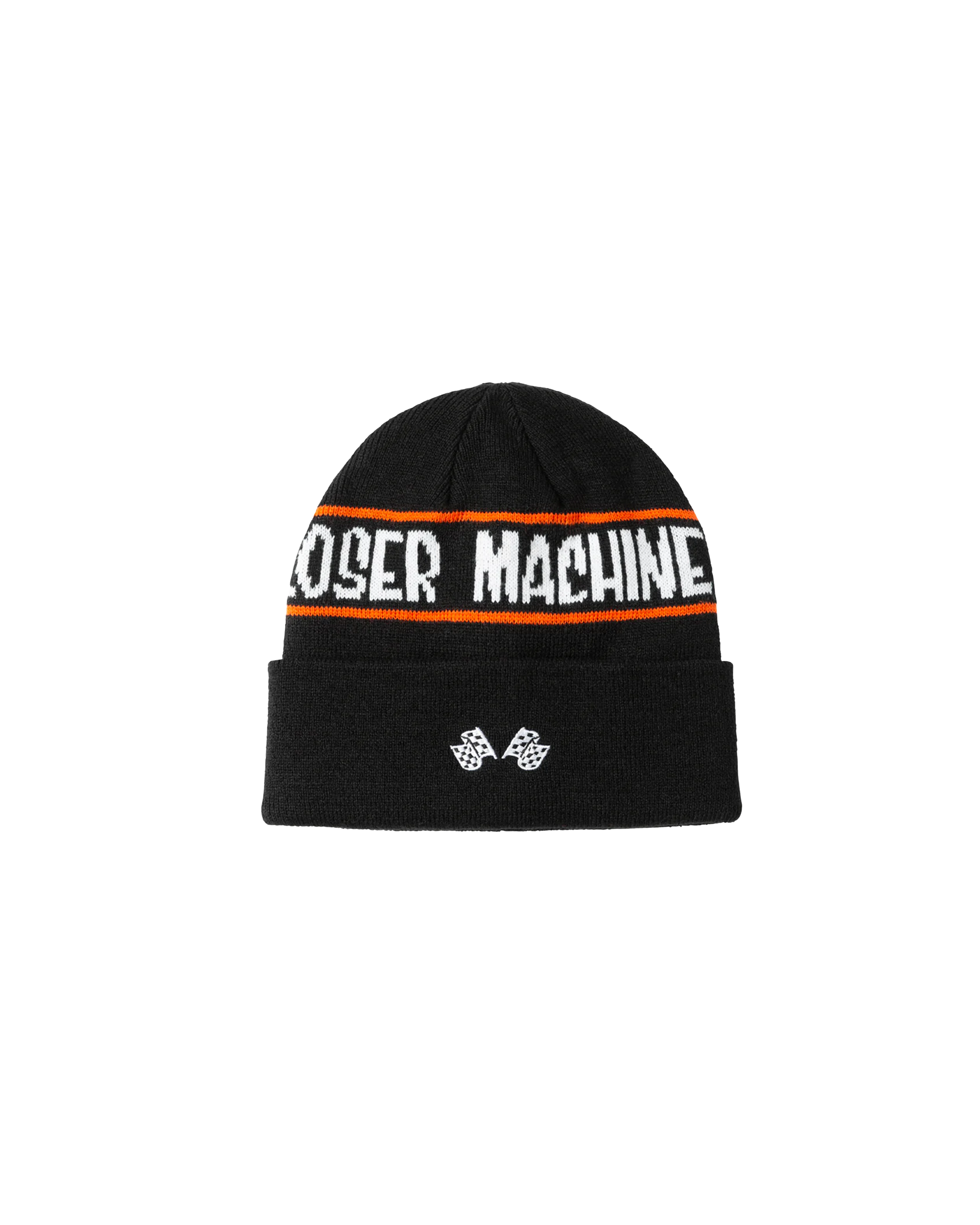 loser machine throwback beanie black