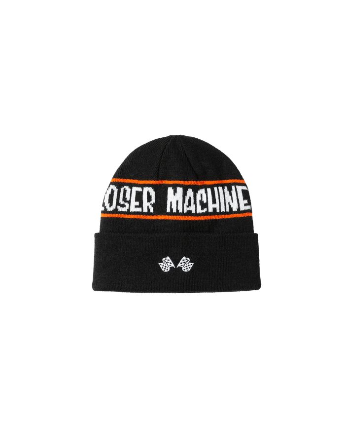 loser machine throwback beanie black