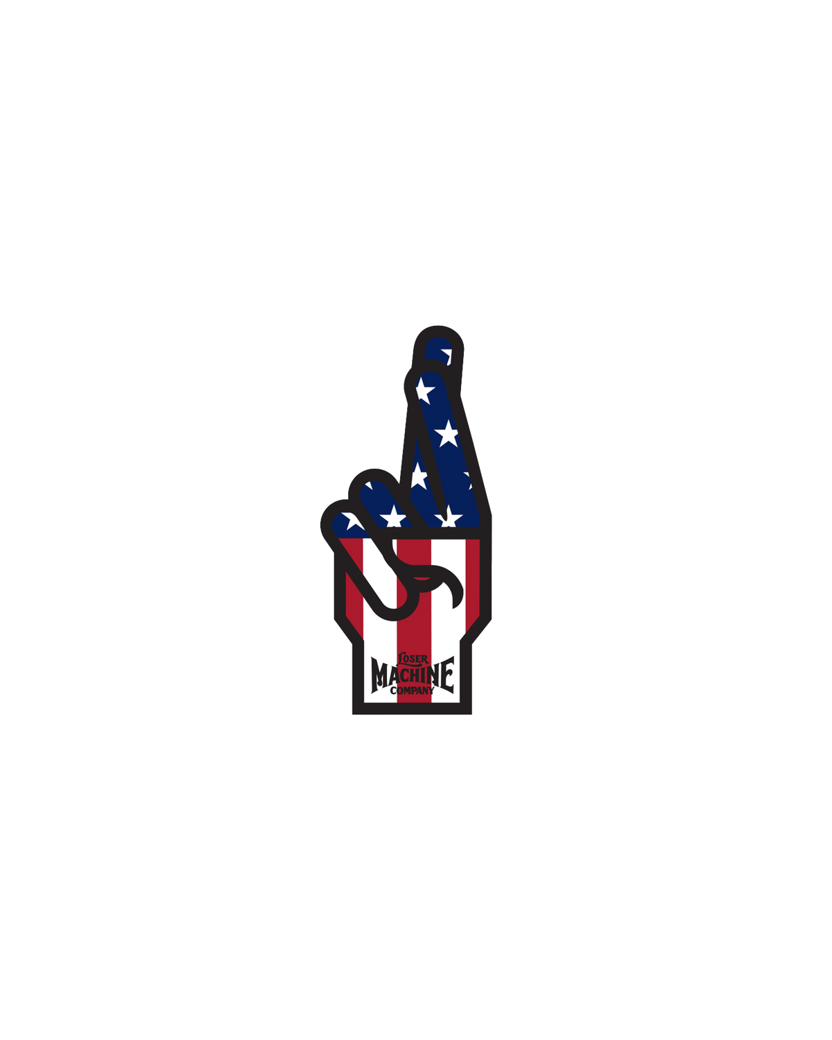 loser machine new og usa sticker pak sticker assorted