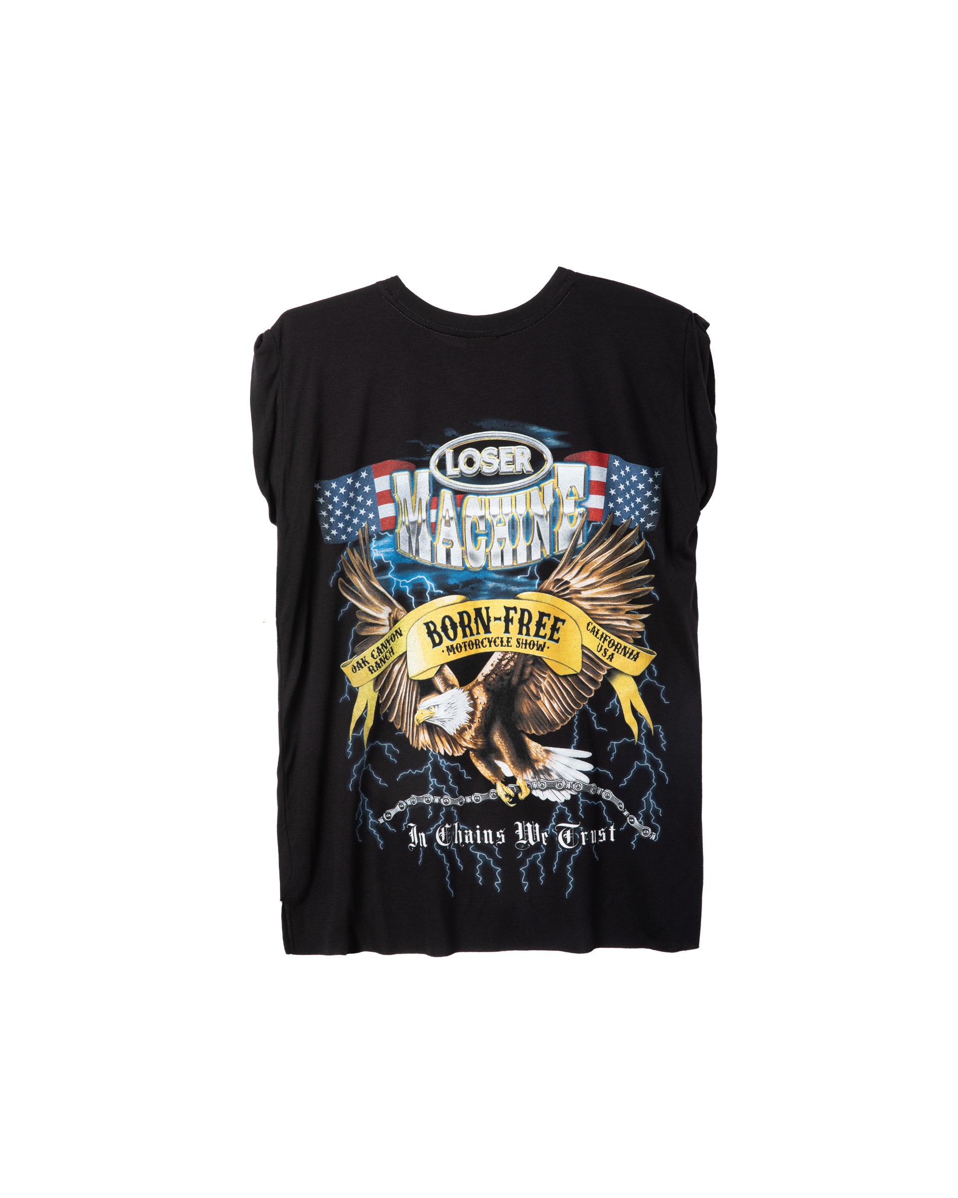 WOMENS BORN FREE 16 AMERICAN THUNDER T-SHIRT – Loser Machine Company