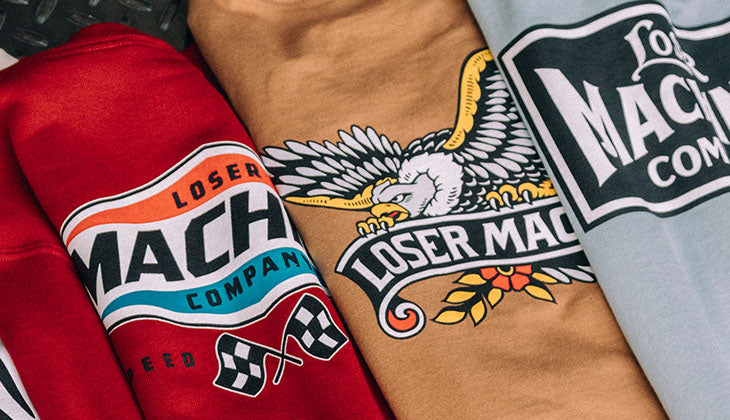 Loser Machine Sticker Razorblade WANDERER SWEATSHIRT – Loser Machine Company