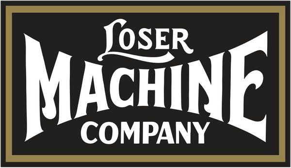 Loser Machine Sticker Razorblade Loser Machine Company