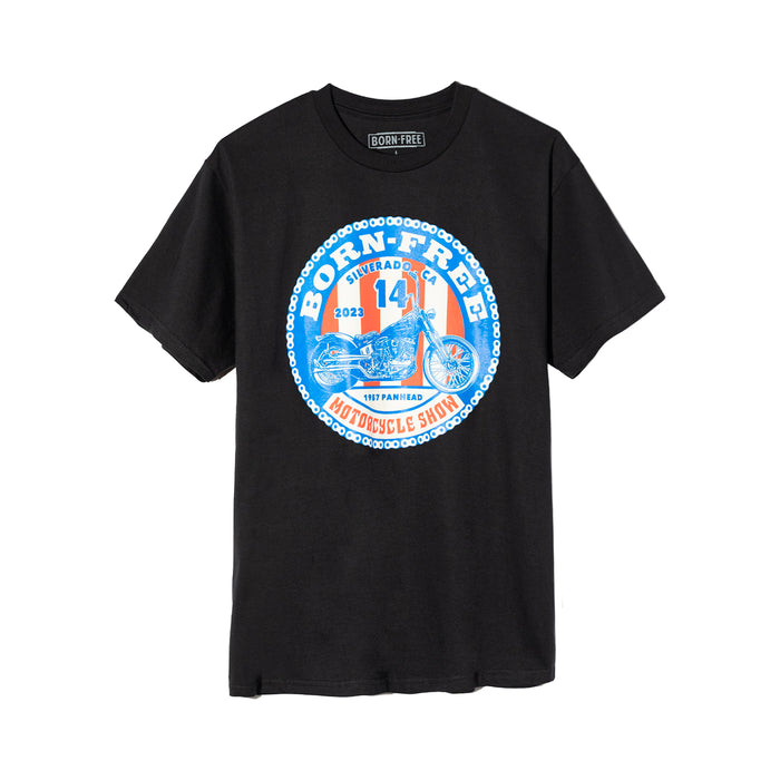 loser machine born free 14 panhead t-shirt